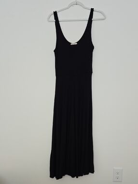 Marine Layer Black Scoop-Neck Dress Minimalist Normcore Modern Largs
